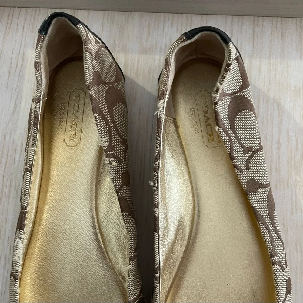 Coach London signature ballet flat size 6 - Picture 9 of 13
